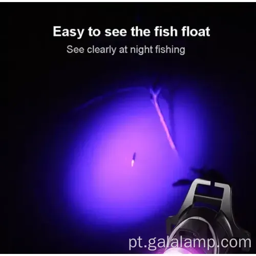 Farol UV 395nm recarregável